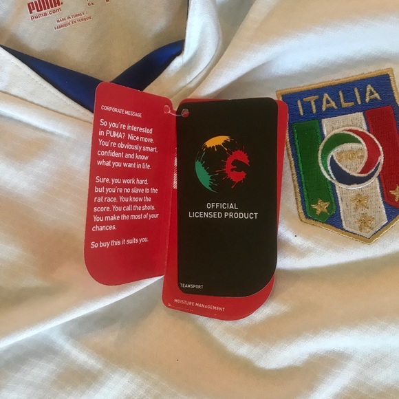 NWT Men’s Italy Home Jersey World Cup 2010!! - Picture 5 of 8